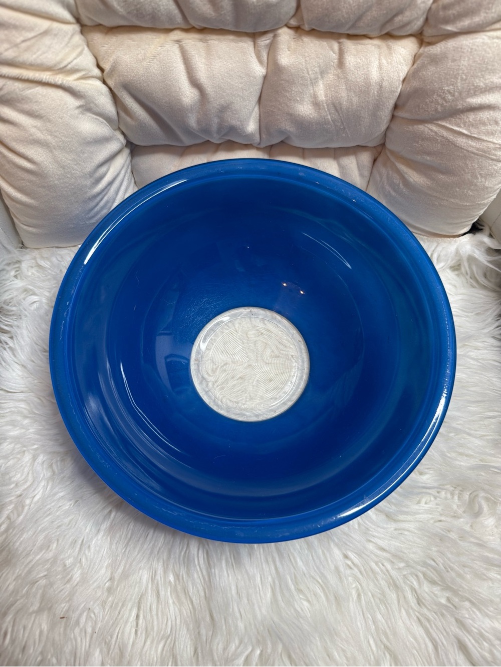 Pyrex Glass 12” Cobalt Blue Nesting Mixing Bowl 326 - USA Vintage Corning USA